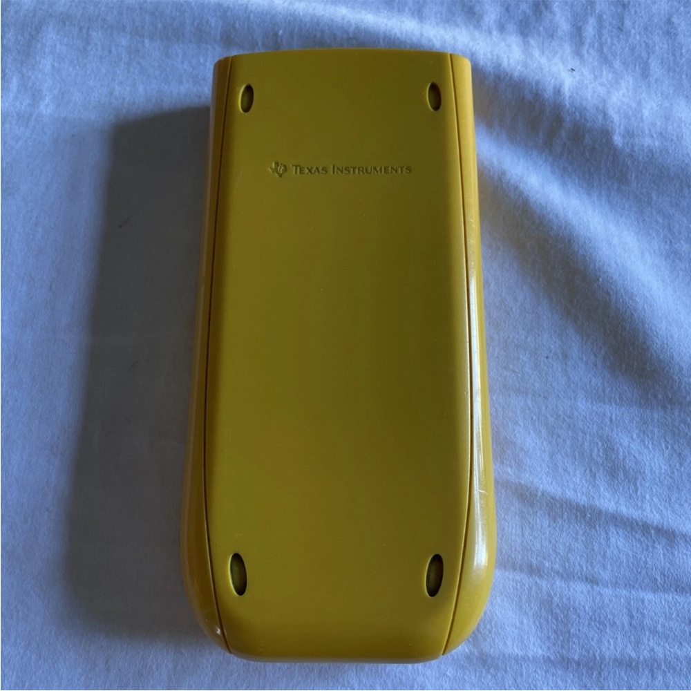 Texas Instrument TI 84 Vibrant Yellow Device Works